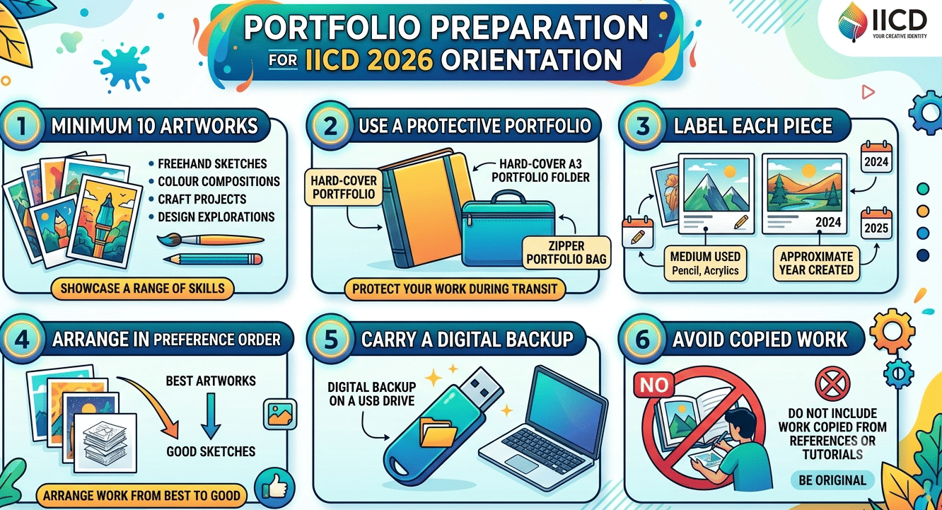 Portfolio Preparation for IICD 2026 Orientation