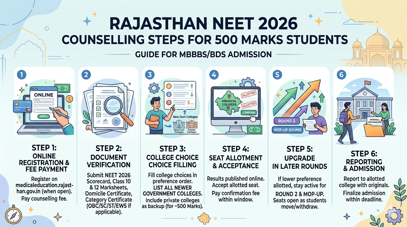 Rajasthan NEET 2026&nbsp;Counselling