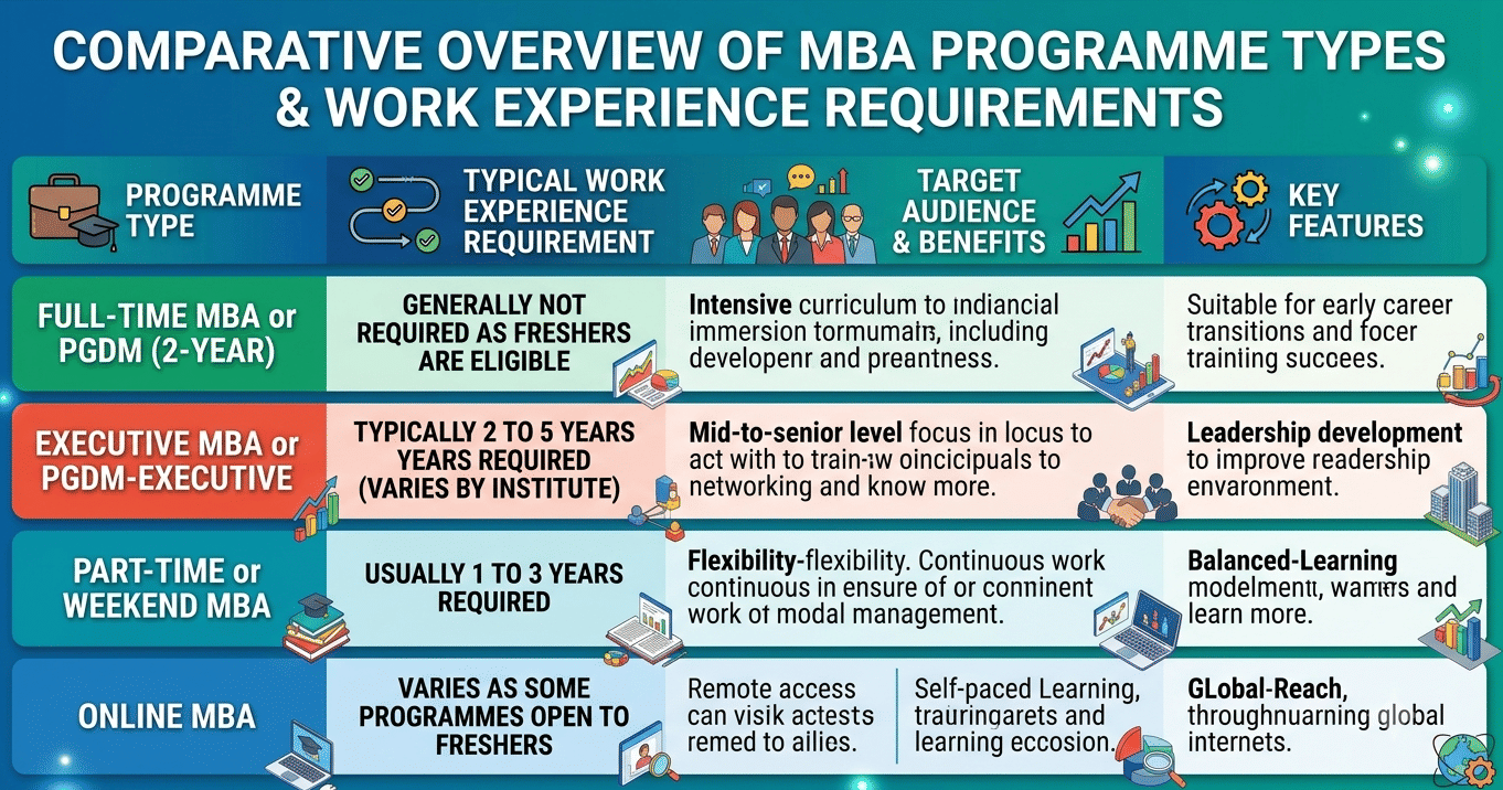 Work Experience for NMAT 2026