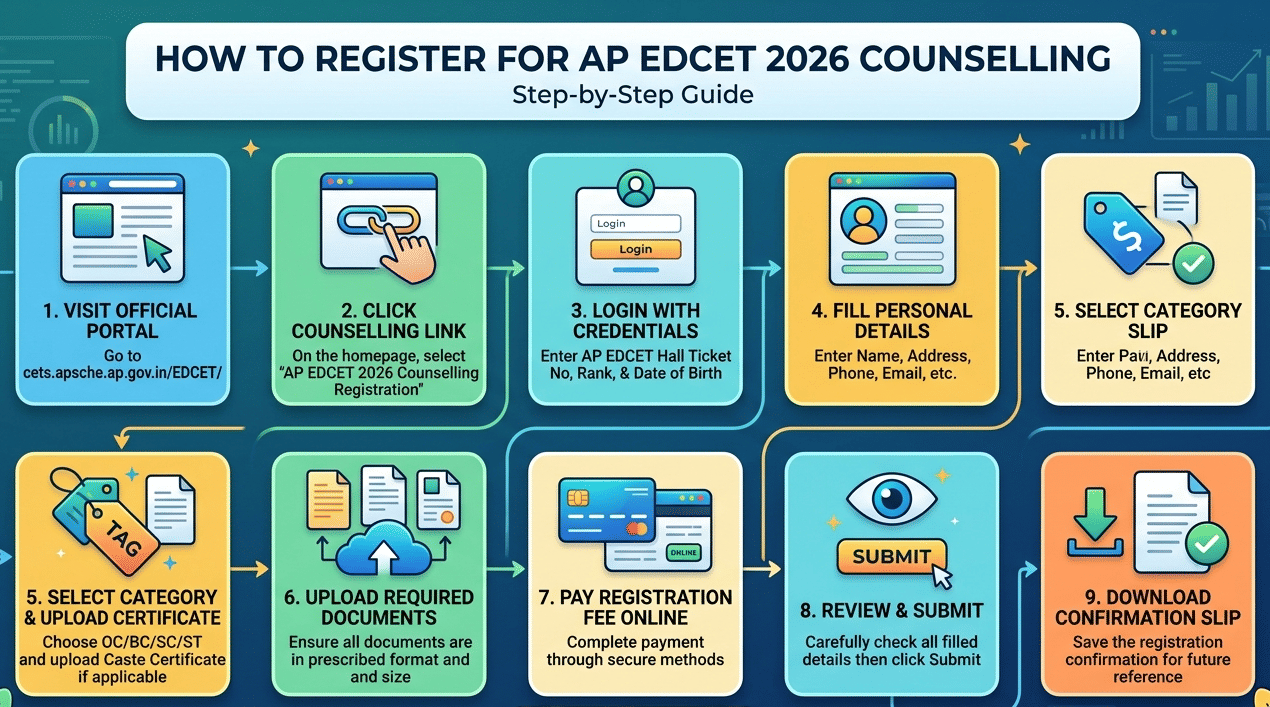 How to Register for AP EDCET 2026 Counselling