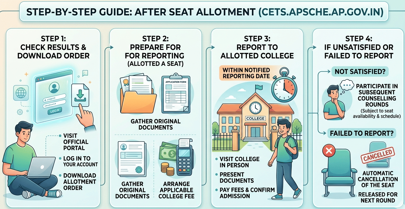 AP EDCET 2026 Seat Allotment Process