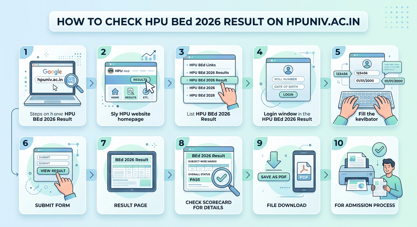How to Check HPU BEd 2026 Result on hpuniv.ac.in