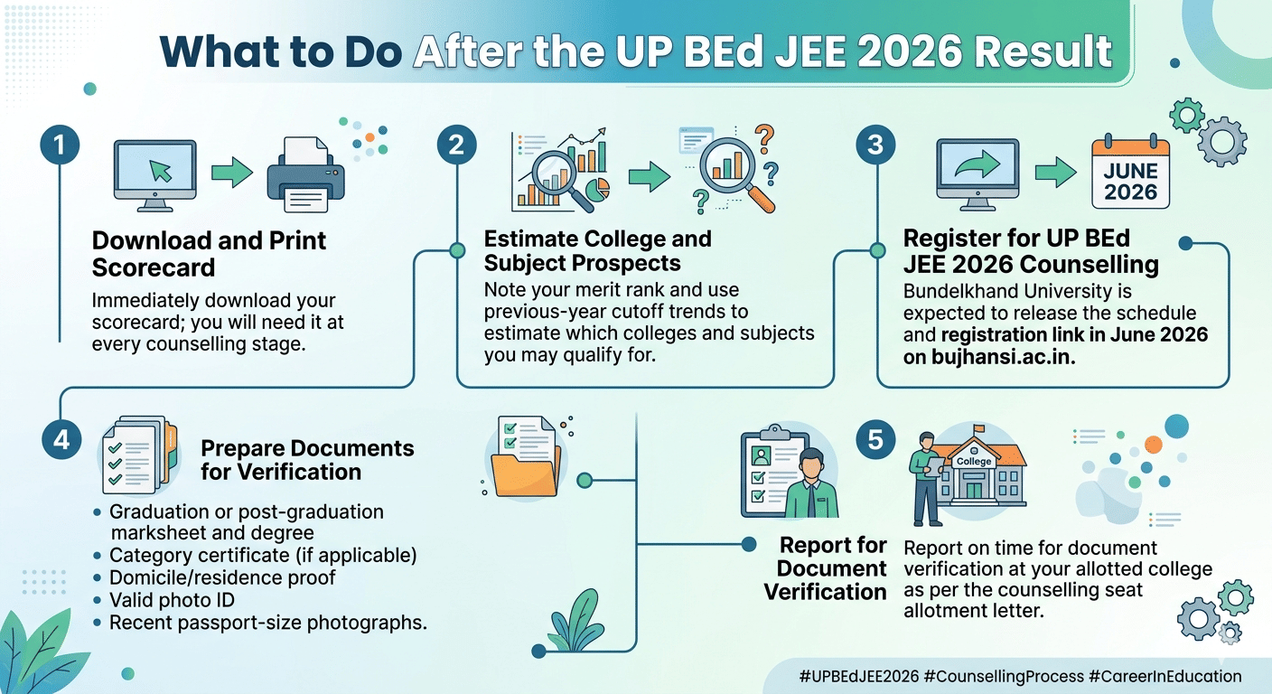 What to Do After the UP BEd JEE 2026 Result
