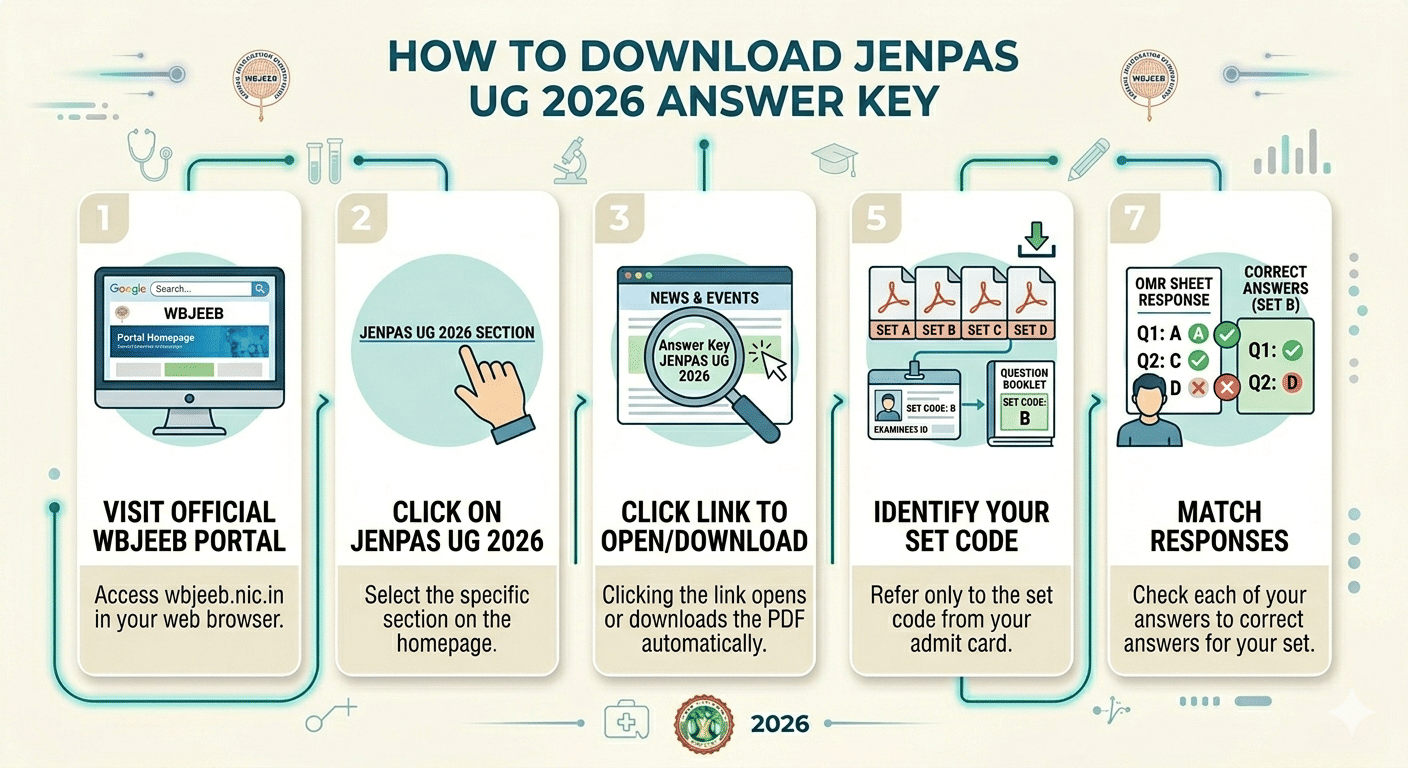 How to Download JENPAS UG 2026 Answer Key