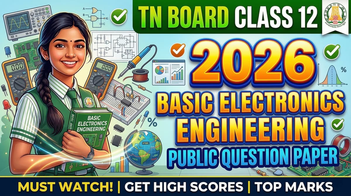 Tamil Nadu Board Class 12 2026 Basic Electronics Engineering