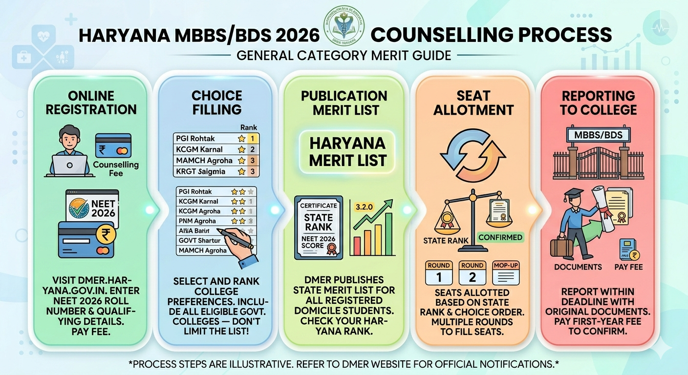 Haryana NEET 2026 State Counselling