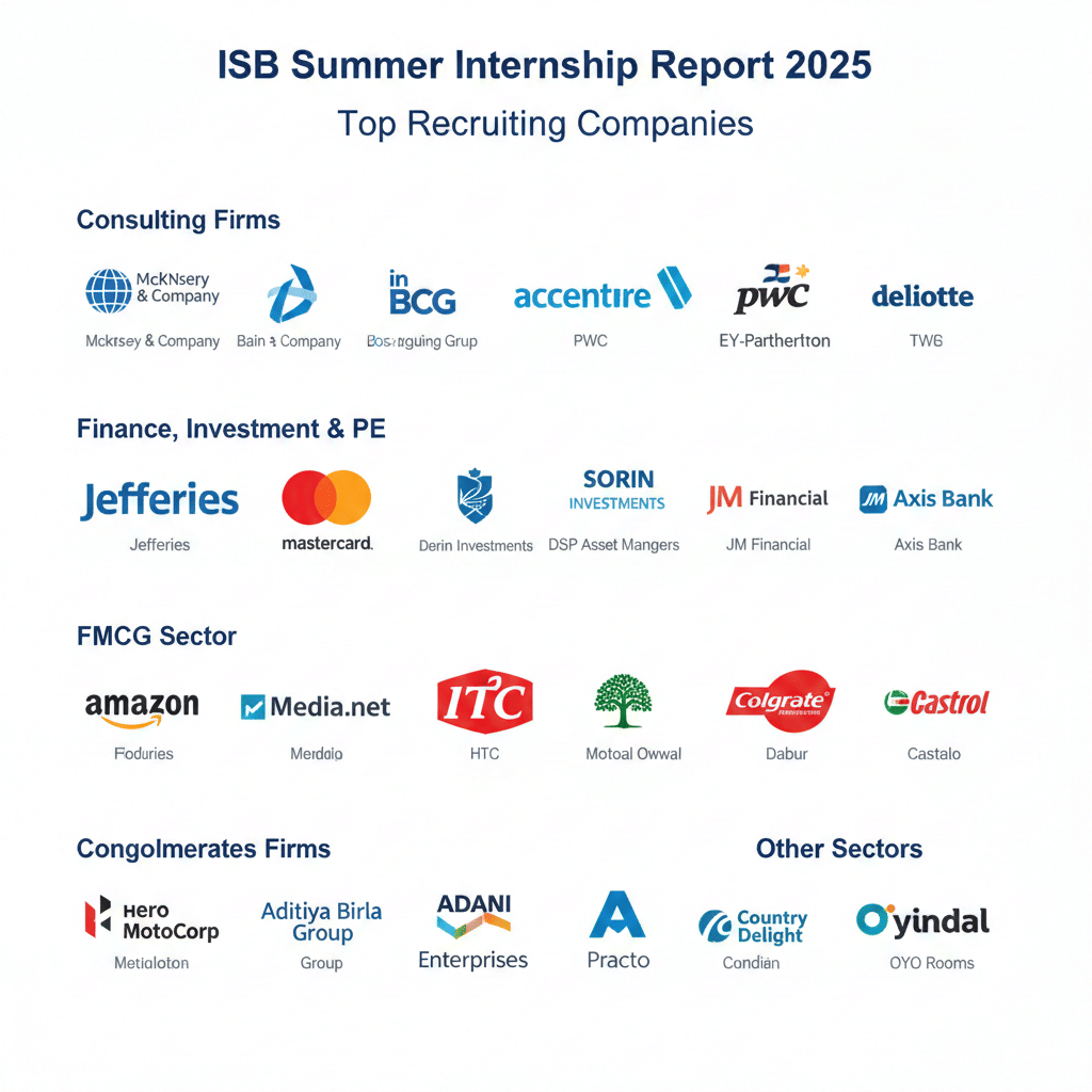 ISB summer internship placement
