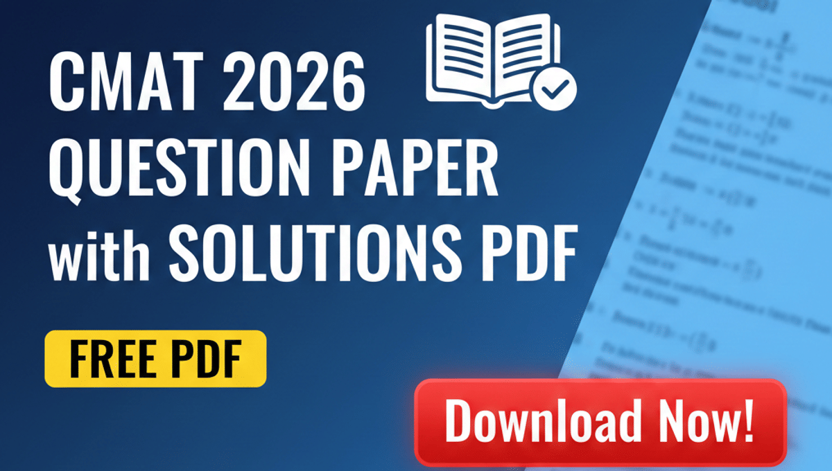 CMAT 2026 question paper