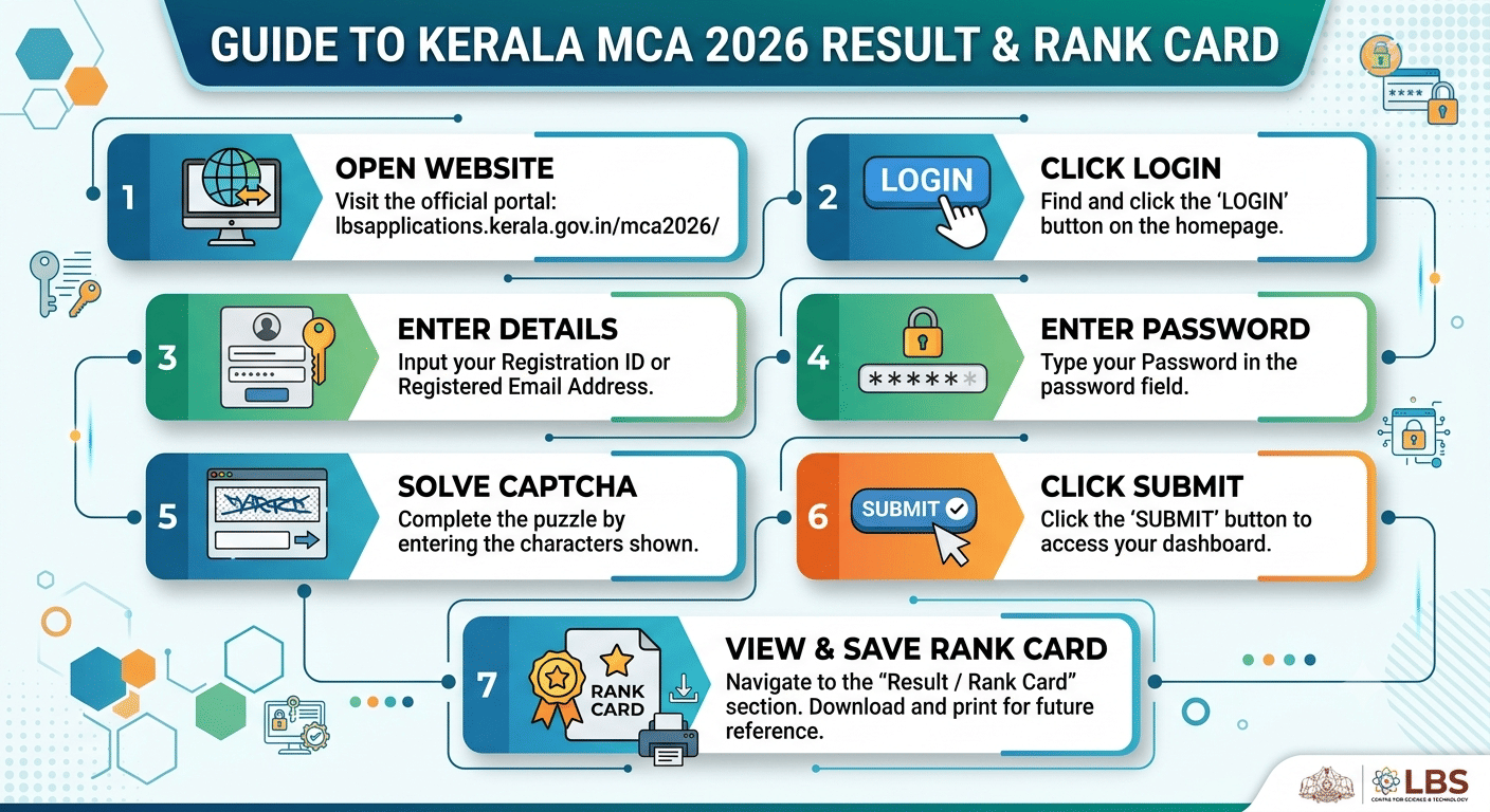 How to Log In Kerala MCA 2026 Result