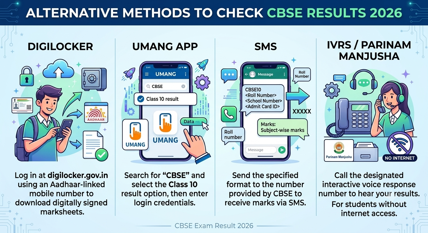 How to Check CBSE Class 10  Results 2026