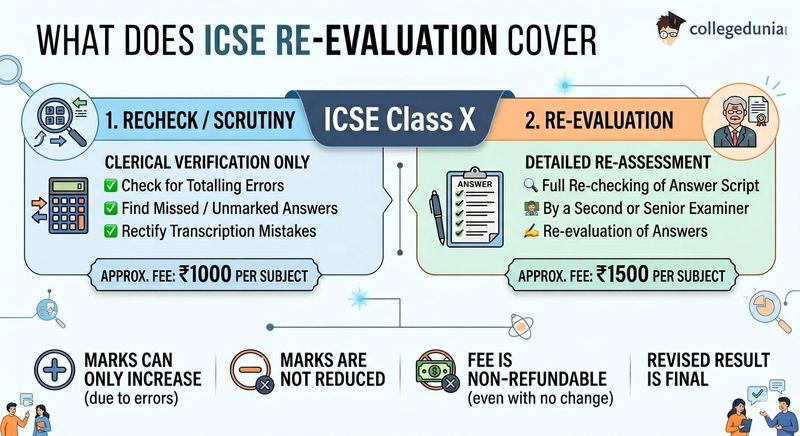 What Does ICSE Re-evaluation Cover