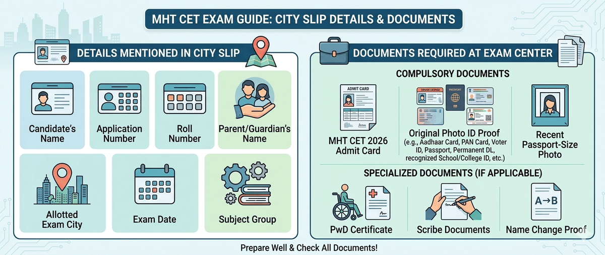 MHT CET Details Mentioned
