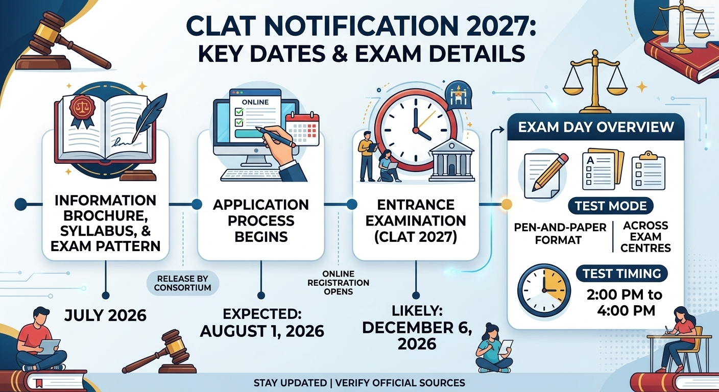 CLAT Dates and Key Details