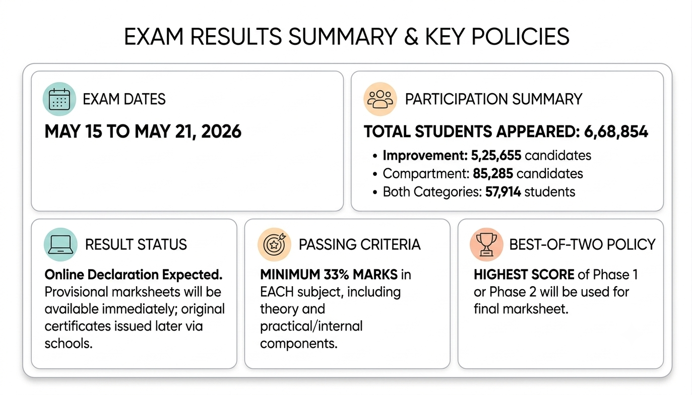 CBSE Results 2026 Phase 2 LIVE