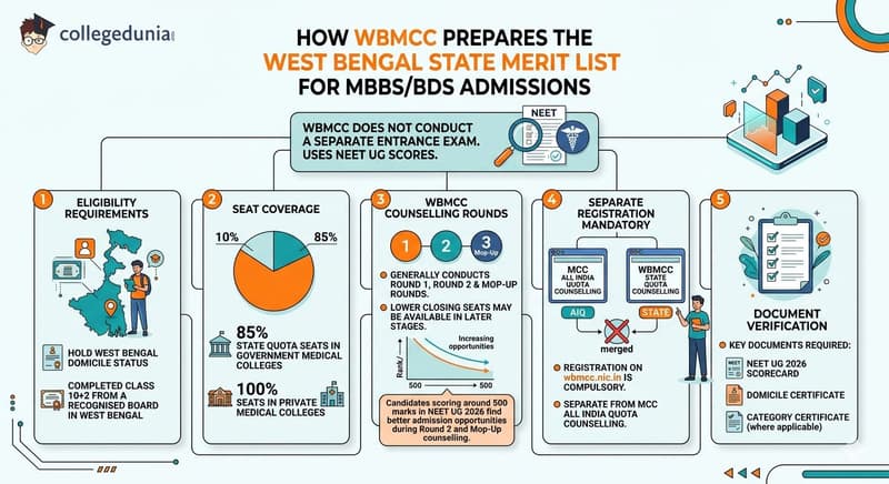 How WBMCC Prepares the West Bengal State Merit List