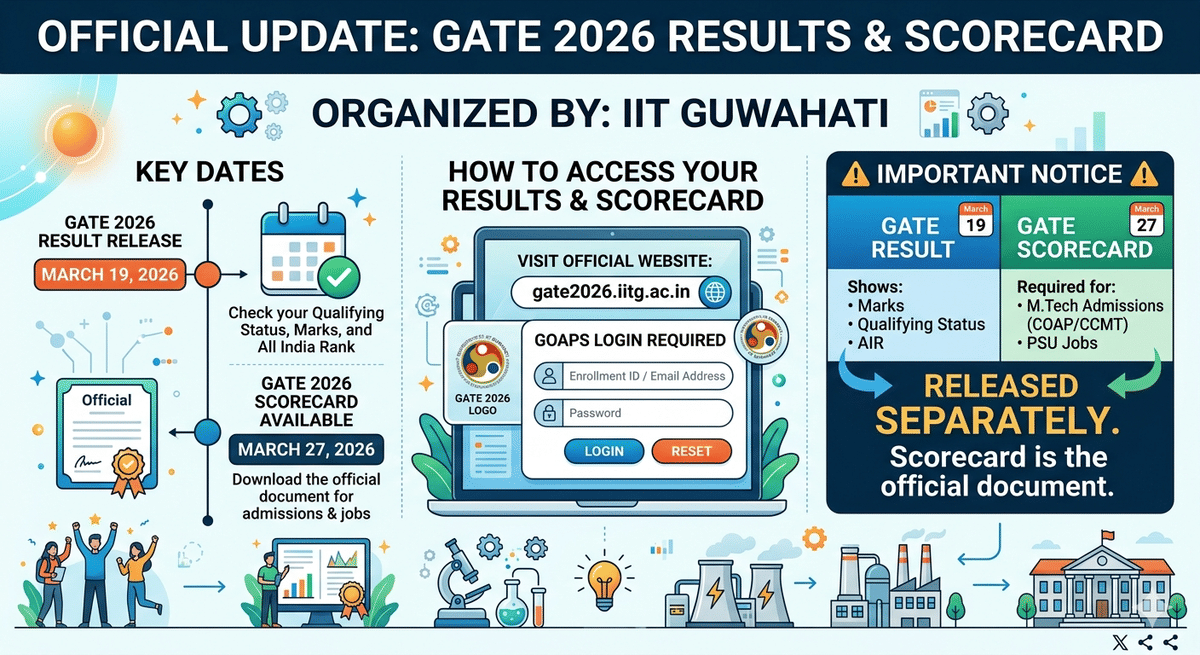GATE Result and Scorecard 2026
