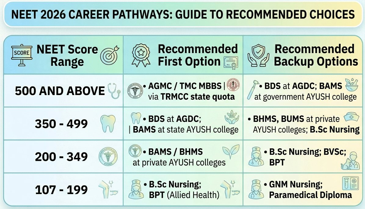 How to Choose Based on Your Low NEET 2026 Score