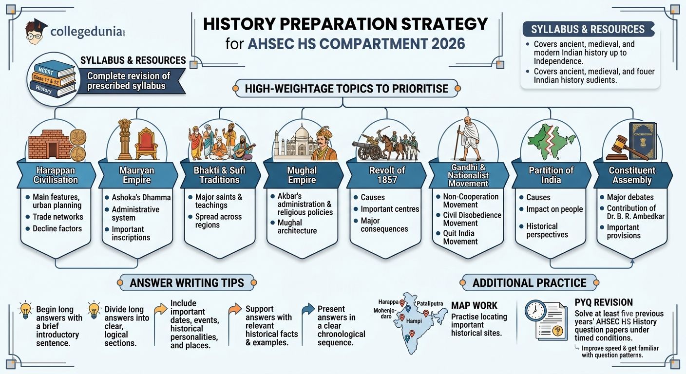 History Preparation Strategy for AHSEC HS Compartment 2026