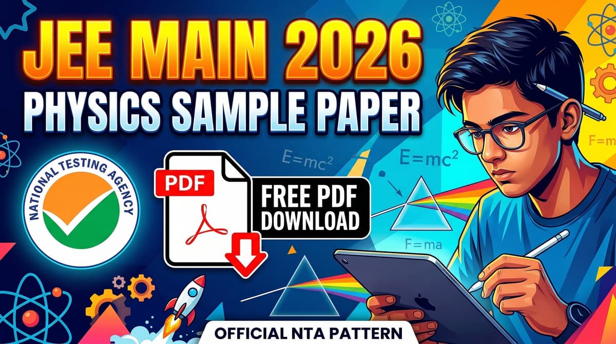 JEE main Physics Sample paper