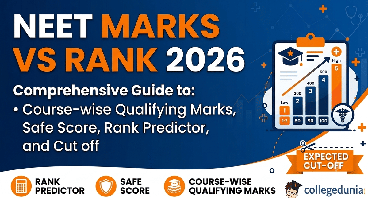 NEET Marks Vs Rank 2026