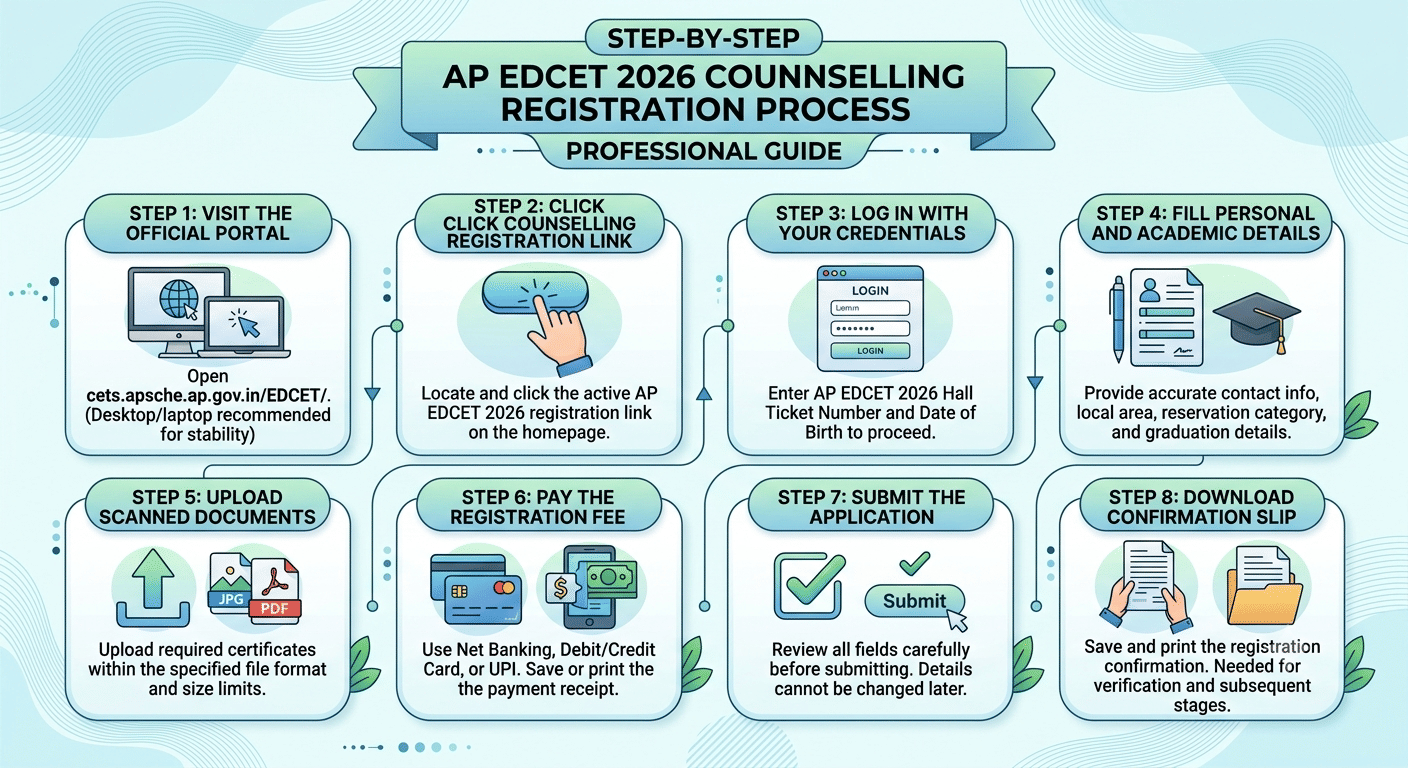 How to Register for AP EDCET 2026 Counselling Online