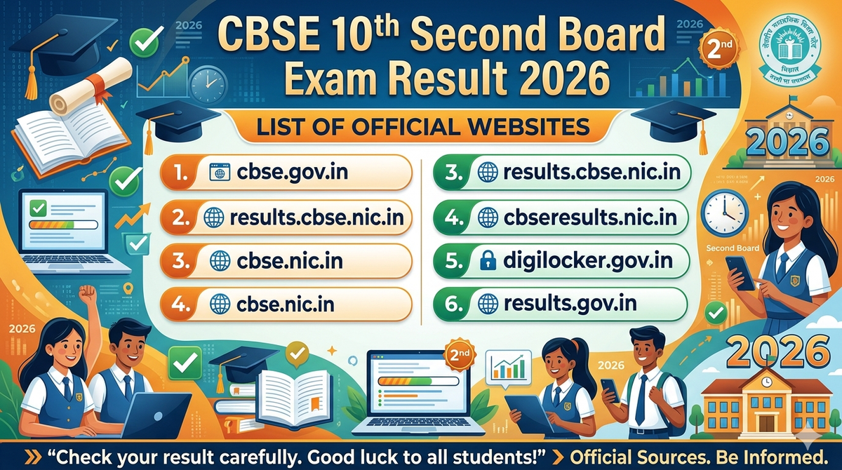 CBSE class 10 results websites