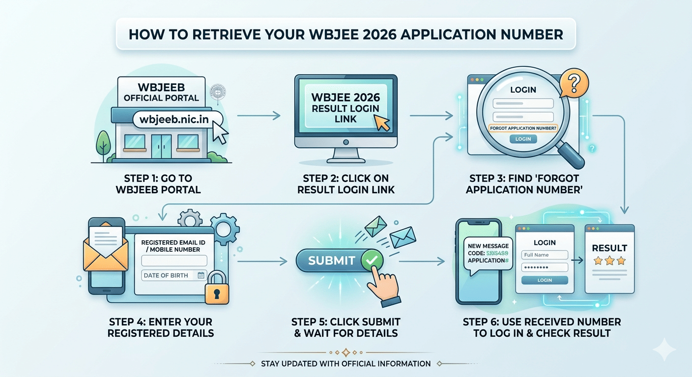 How to Recover WBJEE 2026 Application Number