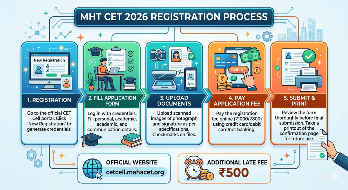 MHT CET Session 2 Registration Process