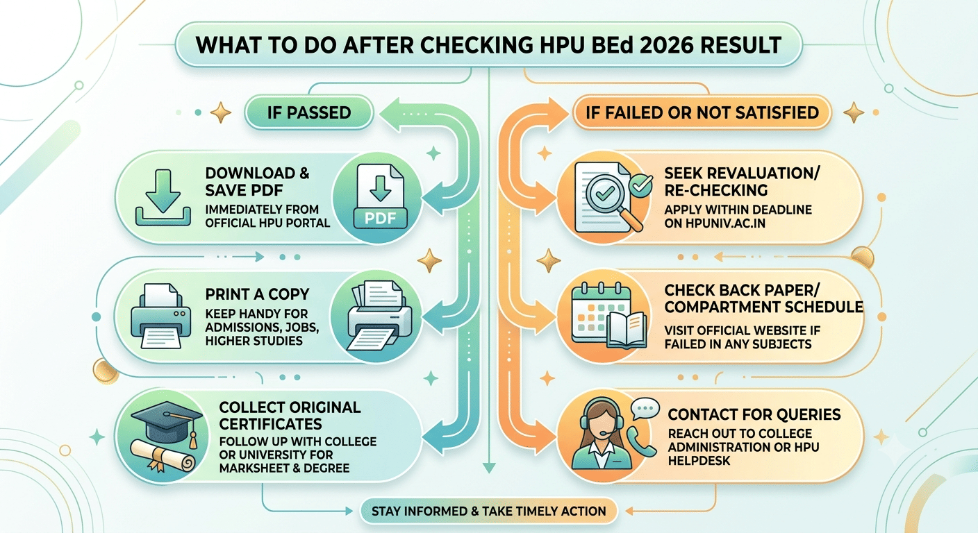After checking HPU BEd 2026 Result