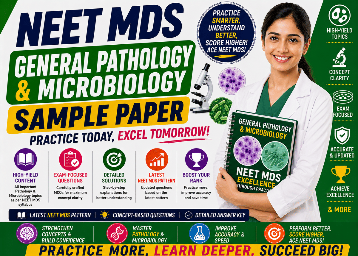 NEET MDS General Pathology and Microbiology Sample Papers 2027