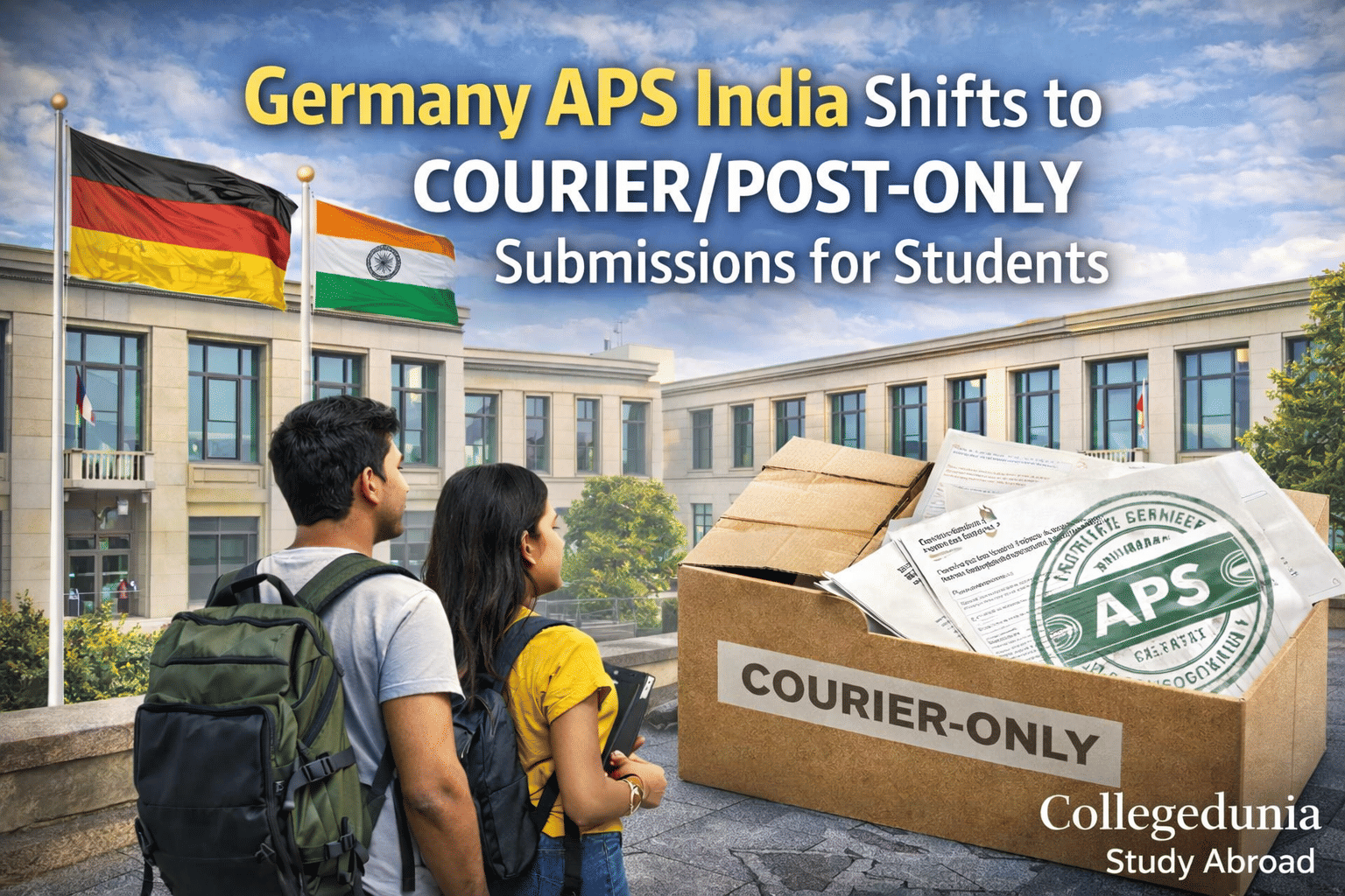 Germany APS India shifts to courier submissions for students