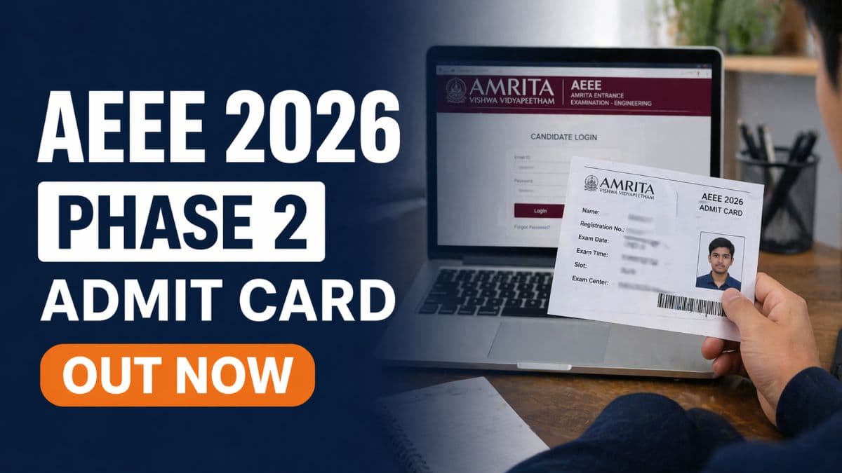 AEEE 2026 Phase 2 Admit Card Out