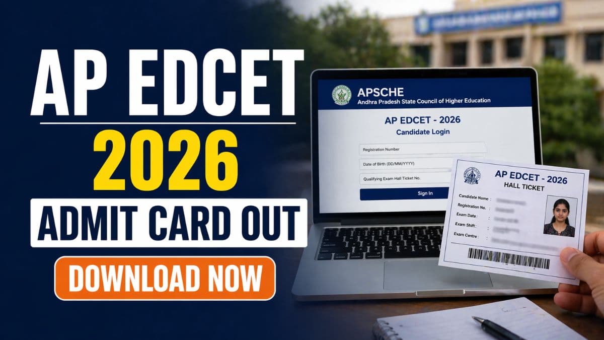 AP EDCET 2026 Admit Card Released; Exam on May 8