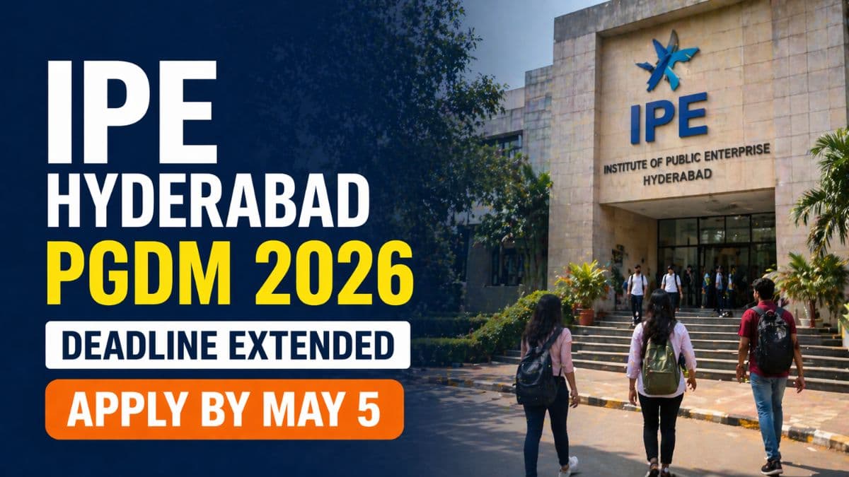 IPE Hyderabad MBA Admission 2026 Deadline Extended