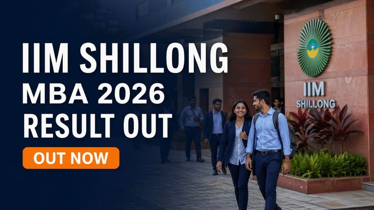 IIM Shillong MBA Result 2026 Out; Check Admission Status Now