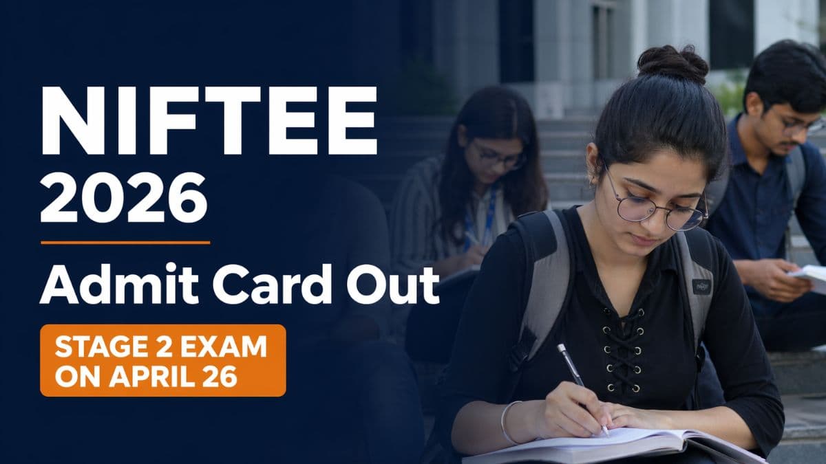 NIFTEE 2026 Stage 2 UG Admit Card Out