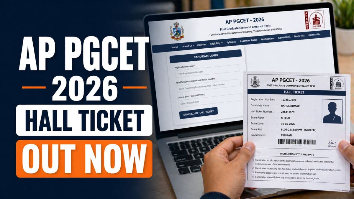  AP PGCET Hall Ticket Released