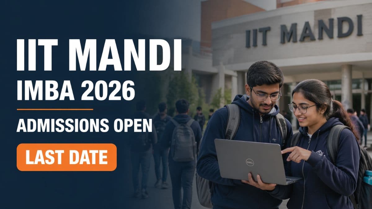  IIT Mandi Integrated MBA Admission 2026 Begins