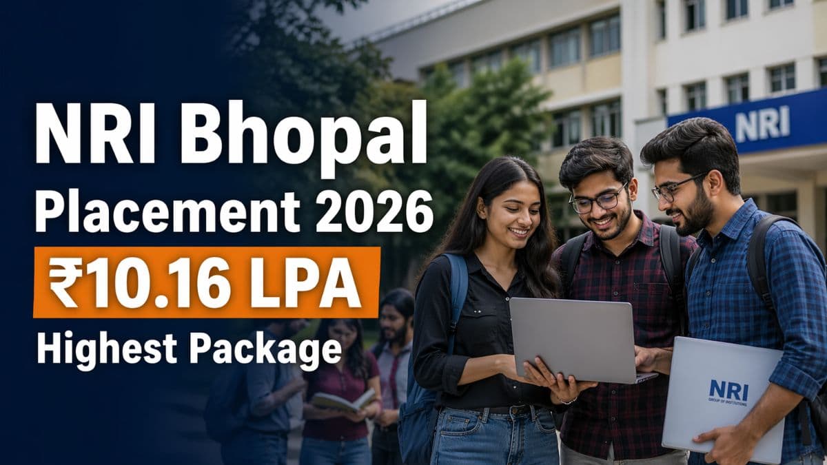 NRI Group of Institutions Bhopal Placement Report 2026 Out