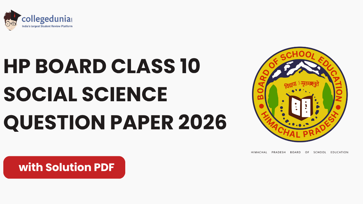 HP Board Class 10 Social Science Question Paper 2026