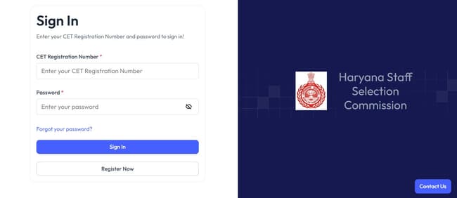 HSSC Stenographer Apply Online