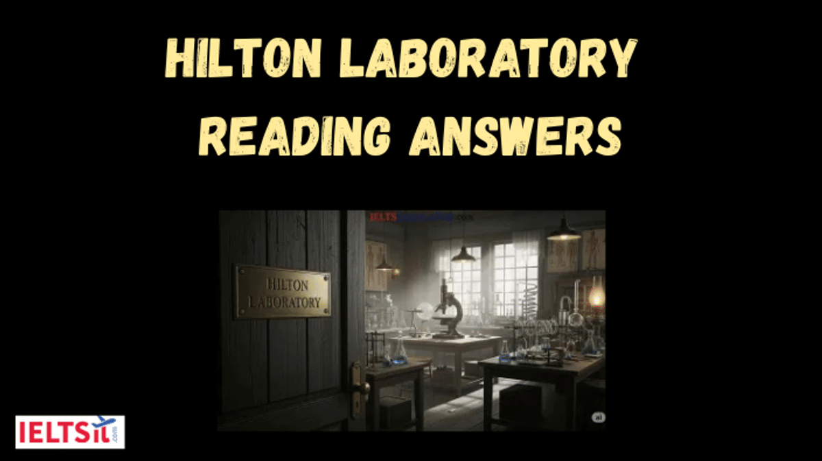 Hilton Laboratory Reading Answers