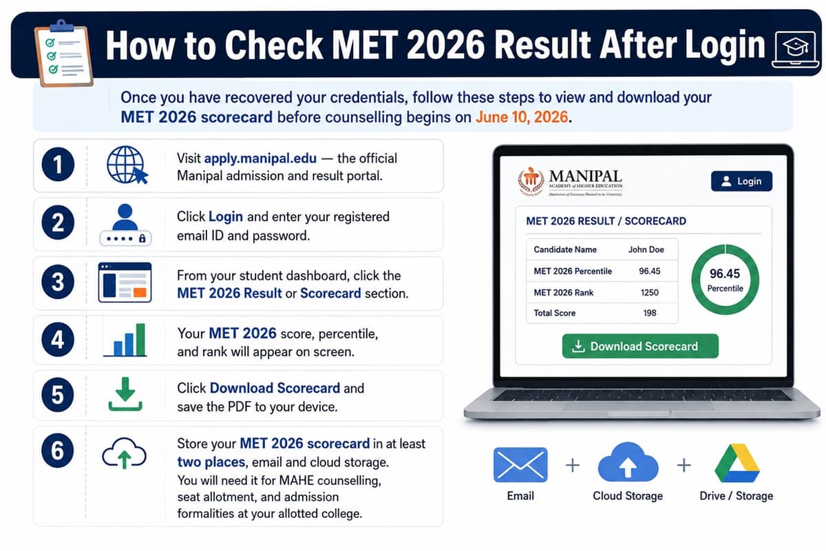 How to Check MET 2026 Results