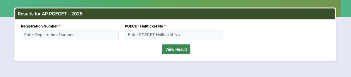 How to Check the AP PGECET Result 2026