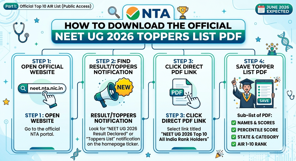 How to Download the NEET Topper 2026 List
