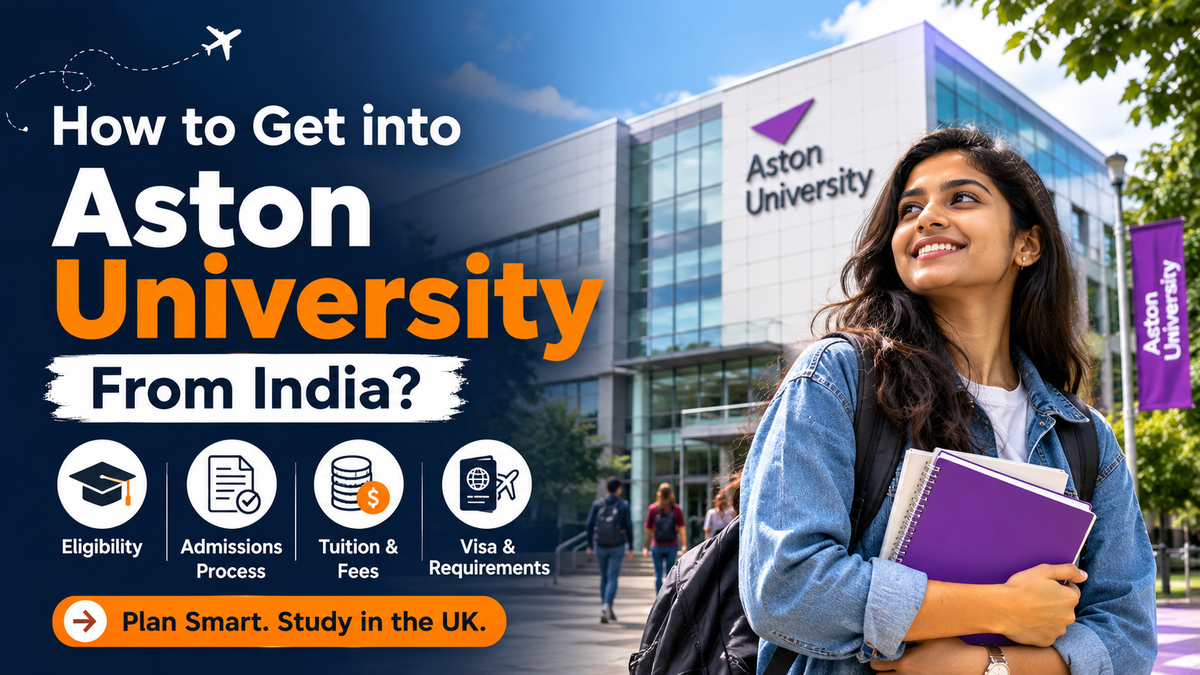 How to get into Aston University from India