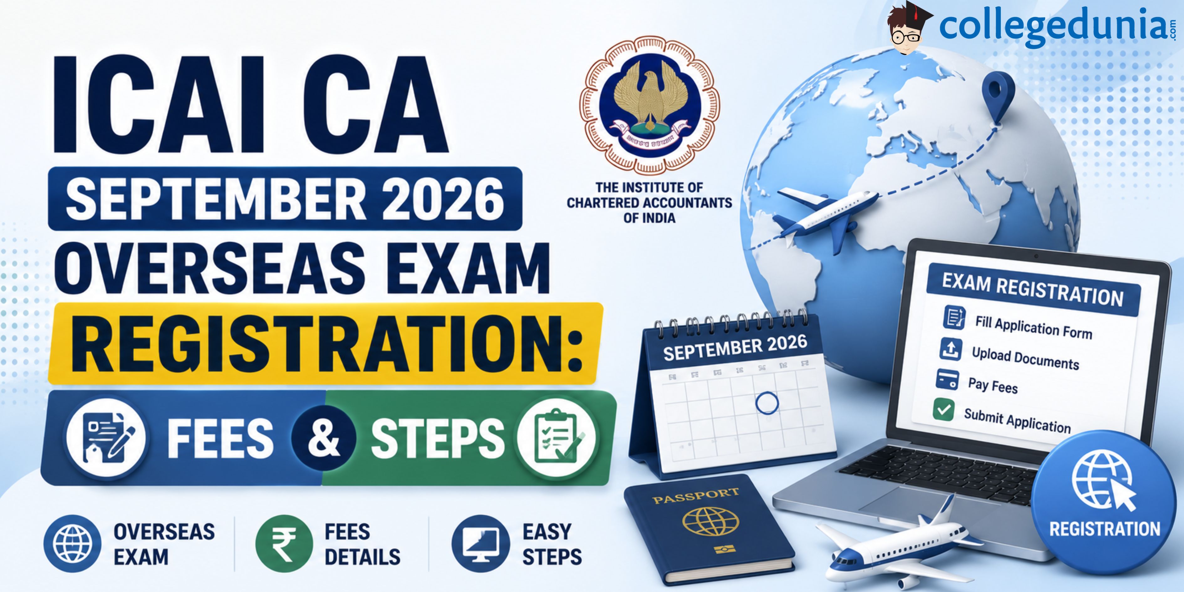 ICAI CA Overseas September 2026 Registration Fee