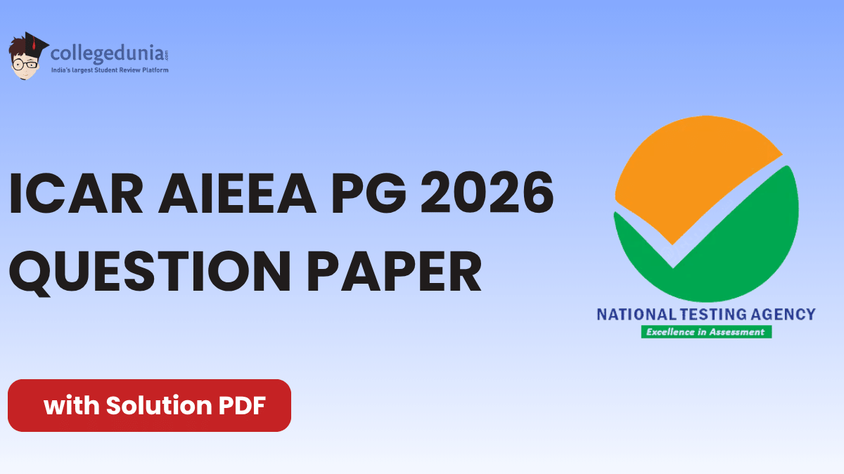 ICAR AIEEA PG 2026 Question Paper