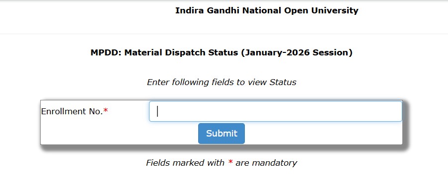 IGNOU official website