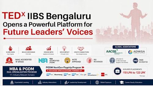 IIBS Bengaluru Gets TEDx Licence to Boost Student Leadership and Ideas
